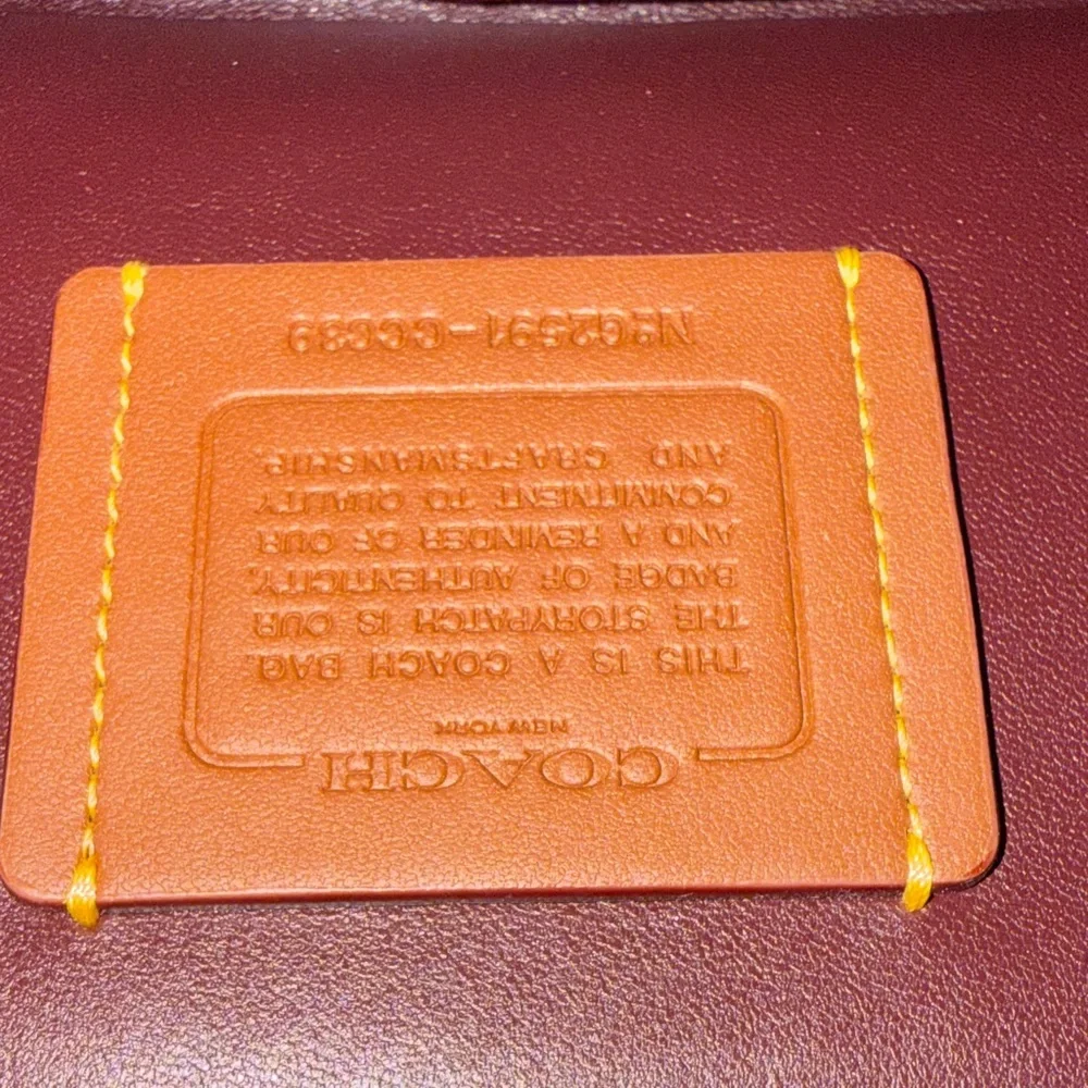 Coach Rogue Slouchy in Merlot - Picture 8 of 10